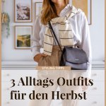 Drei Herbst Outfits für den Alltag mit Bundfaltenhose, Bluse und Blazer. Ich zeige euch, was ich im Herbst 2022 trage und präsentiere euch drei Alltagsstyles auf dem Modeblog. | www.kleidermaedchen.de